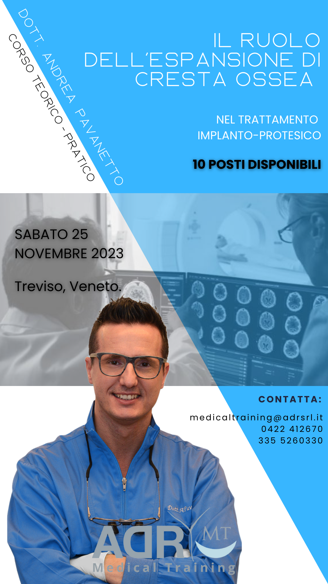 Corso "Il Ruolo dell'Espansione Orizzontale di Cresta Ossea nel Trattamento Impianto-Protesico" - ADR - Medical Training
