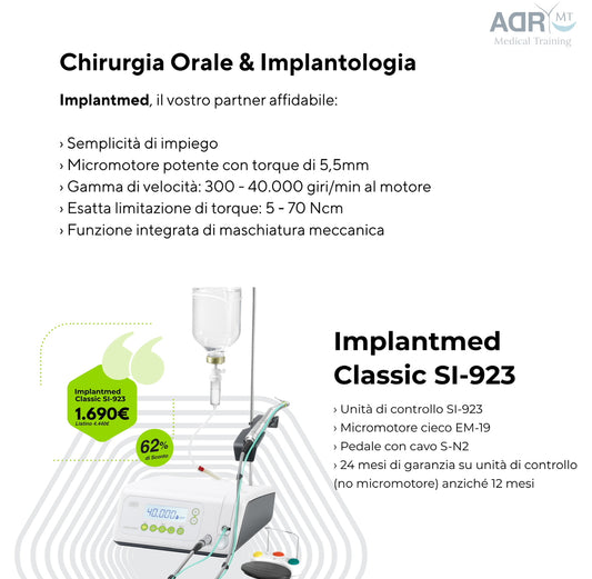 Implantmed Classic SI-923 - Motore Implantare - ADR - Medical Training