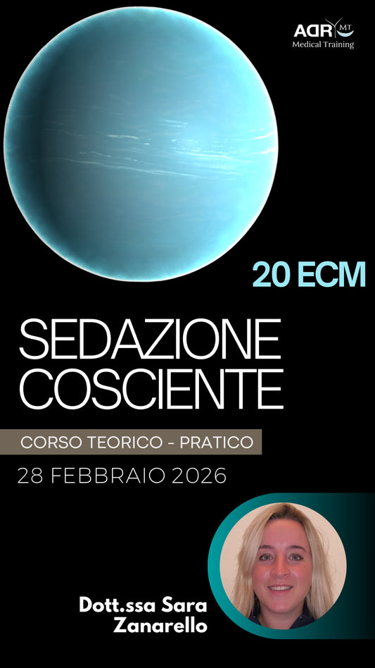 Corso “INTRODUZIONE ALLA SEDAZIONE COSCIENTE – CON PROTOSSIDO DI AZOTO - 20 ECM” Dott.ssa Sara Zanarello