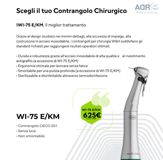 Contrangolo Chirurgico IWI-75 E/KM