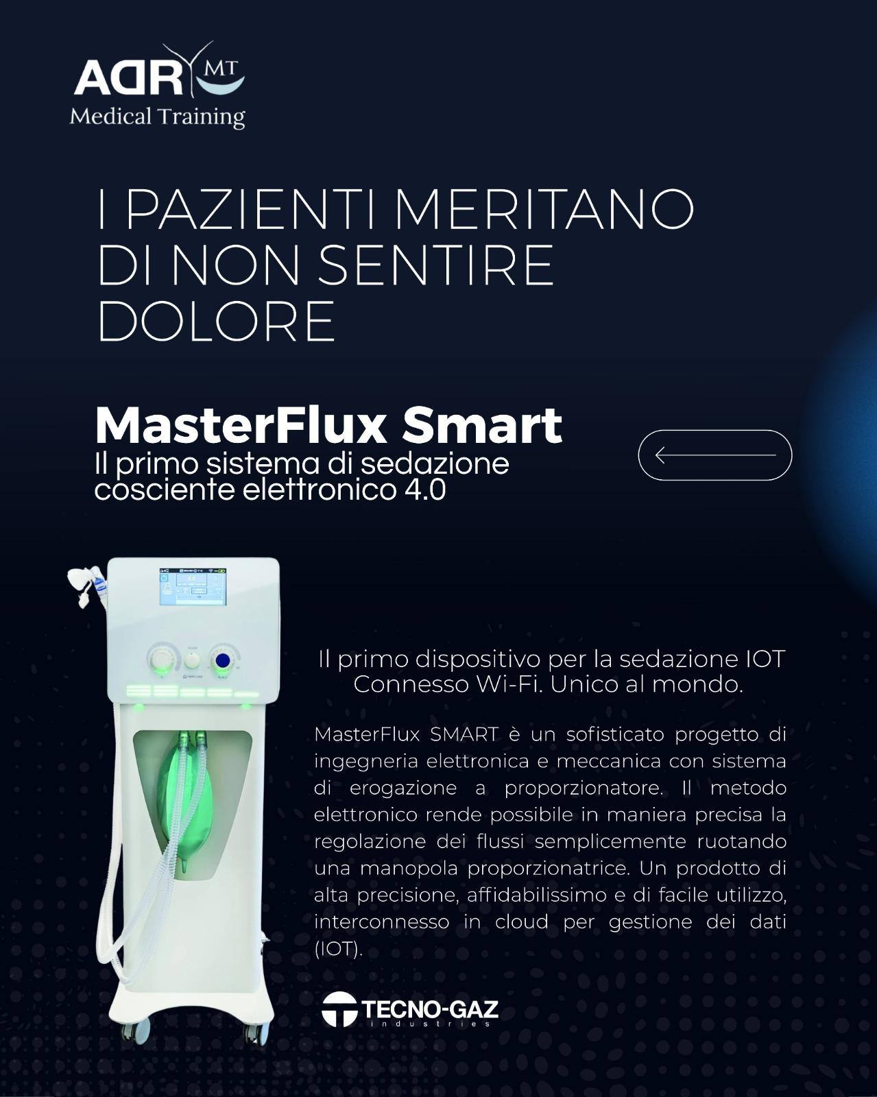 Masterflux Smart - Sistema di sedazione cosciente elettronico 4.0 Tecno-Gaz