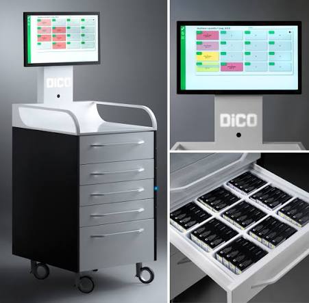 Linea Mobili DICO - Digital Inventory Controller (Arredo Studio Odontoiatrico)