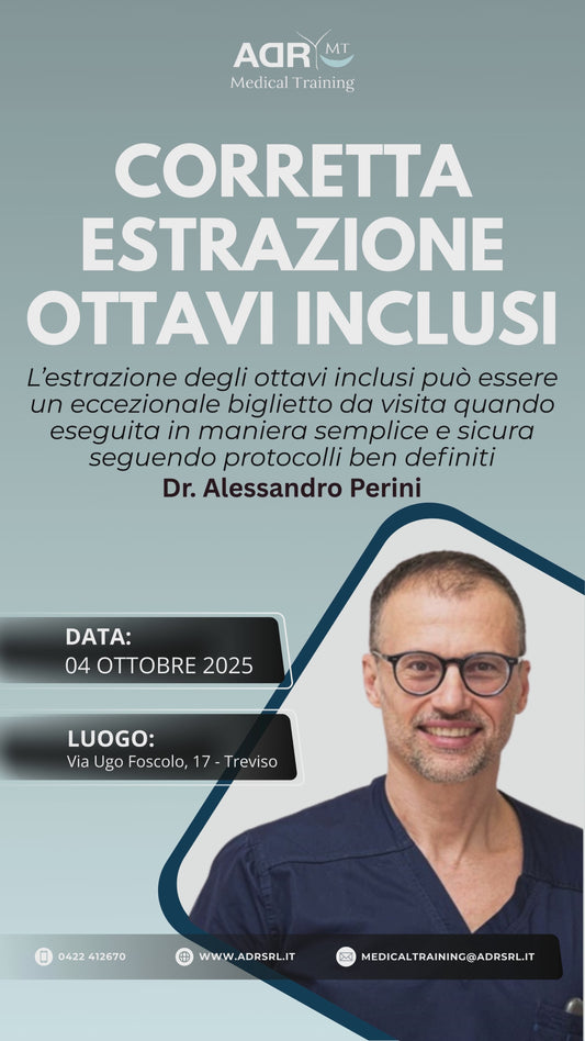 Corso "LA CORRETTA ESTRAZIONE DEGLI OTTAVI INCLUSI" Dr. Alessandro Perini